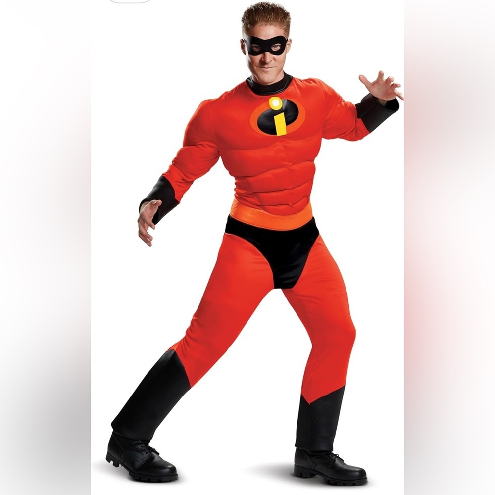 Disney Pixar Incredibles 2 Mr. Incredible Costume Size Adult XXL (50-52)